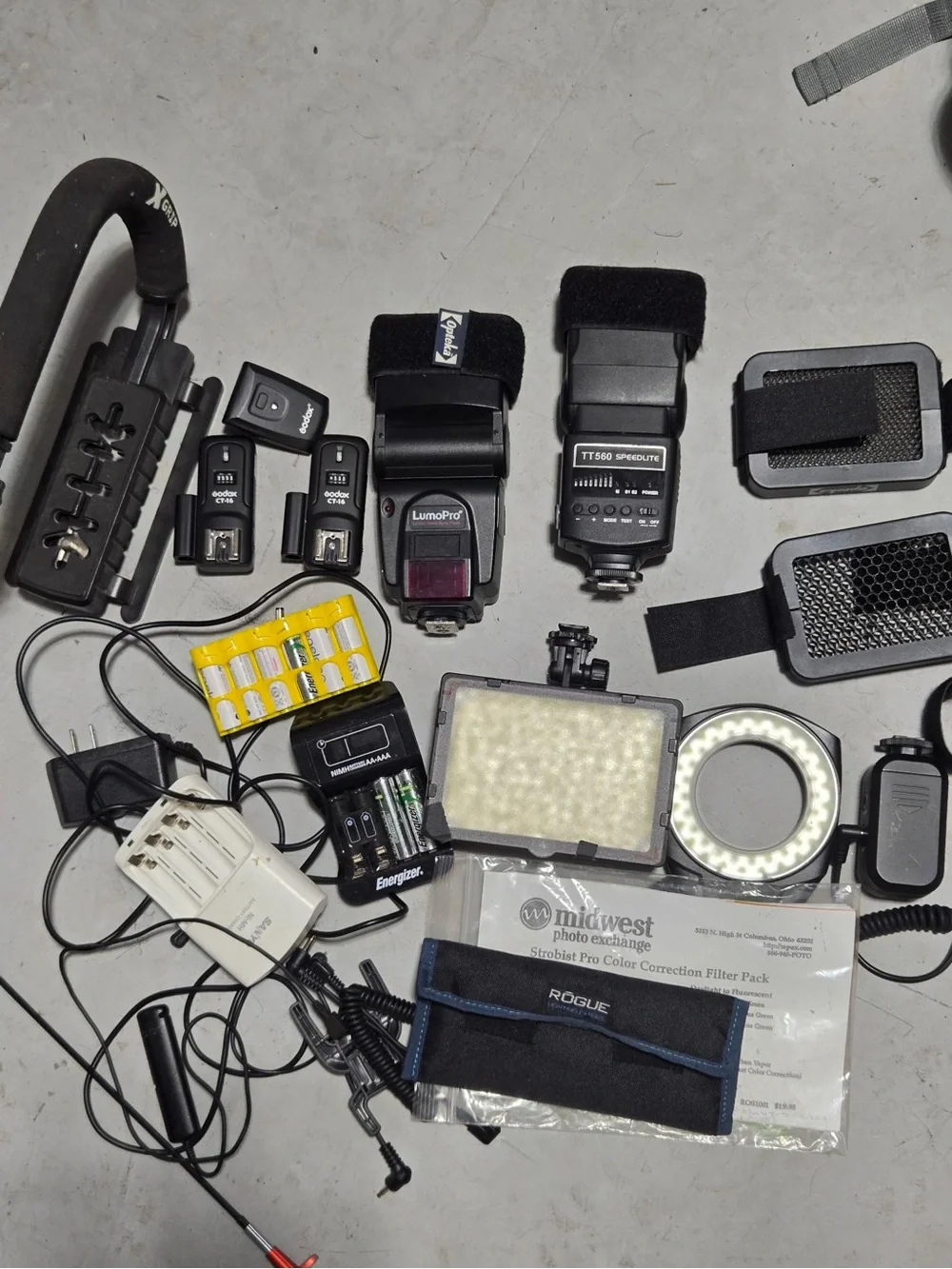 Photography Flashes, remotes, accessories
